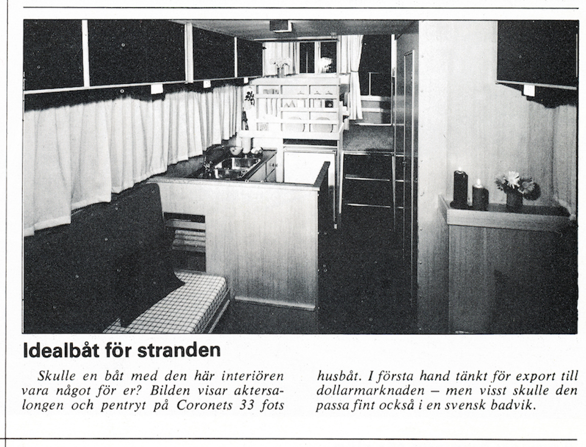 Invändigt blev ingen besviken. Spatiösa utrymmen, Coronet-design ut i minsta vinkel och mängder med finurligheter.