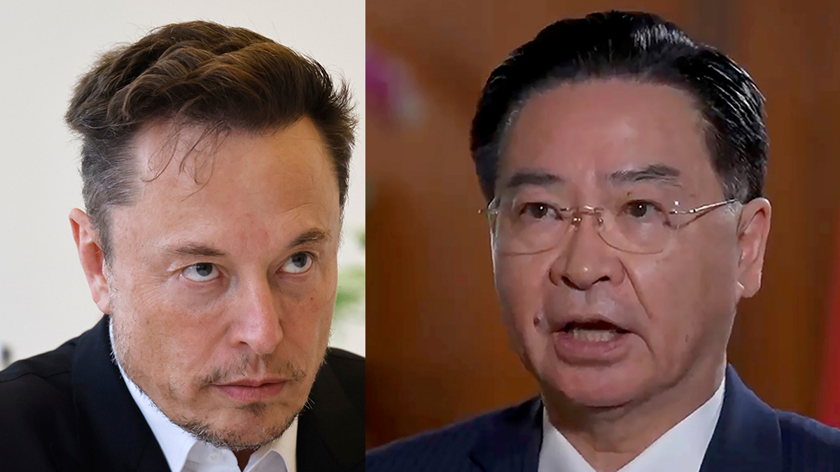 Taiwans utrikesminister hånar och läxar upp Musk